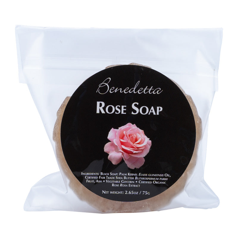 Rose Soap 2.65oz | 75g Packaging Front
