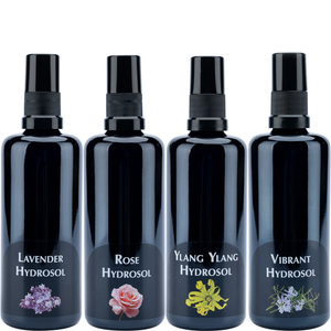 Lavender hydrosol, rose hydrosol essentials, farm to face certified organic.