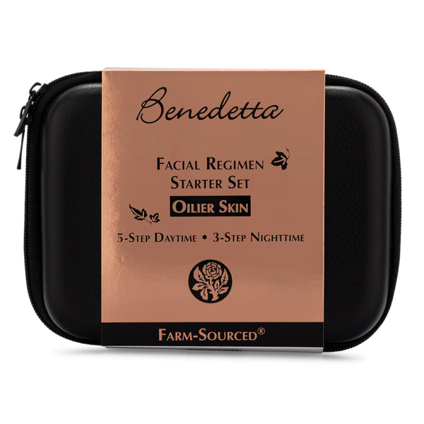 Facial Regimen Starter Set Oilier – Benedetta Skin Care