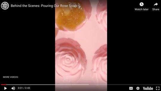 Video Description of Rose Soap Production