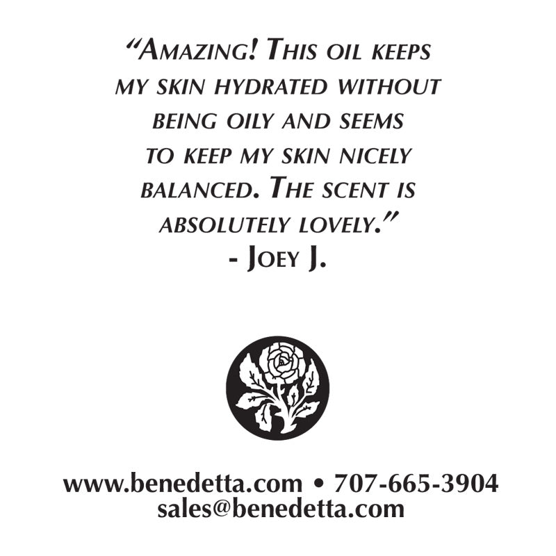 Amazing! This oil keeps my skin hydrated without being oily and seems to keep my skin nicely balanced. The scent is absolutely lovely! from Joey J.