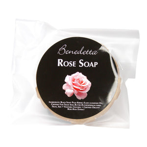 Rose Soap 1.6oz | 45g Packaging Front